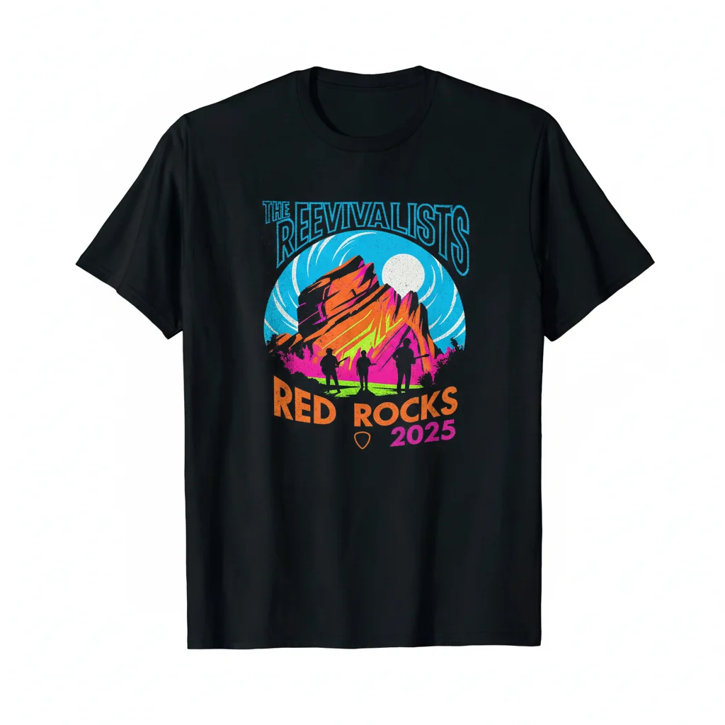 The Revivalists Red Rocks 2025 Concert Tee - Premium Unisex Shirt