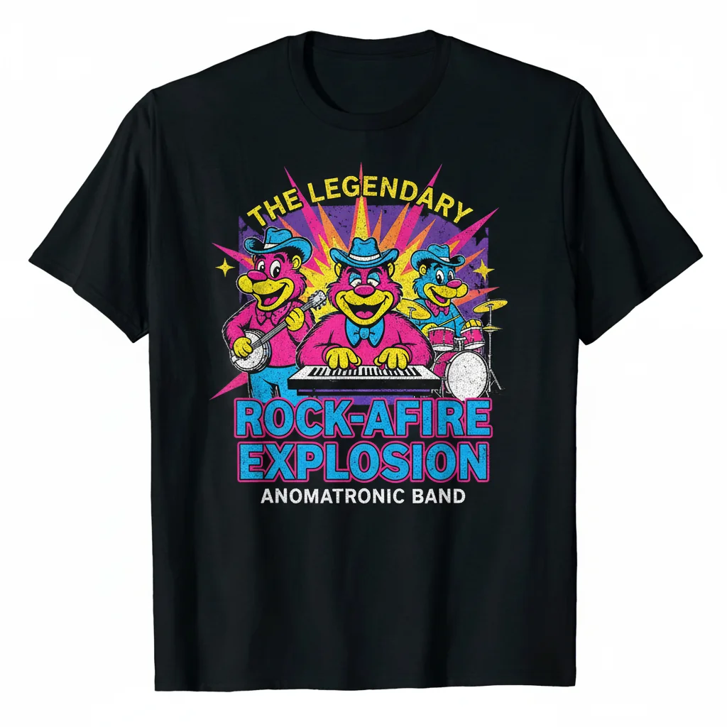 The Rock-afire Explosion Classic Logo T-Shirt - Premium Cotton Tee