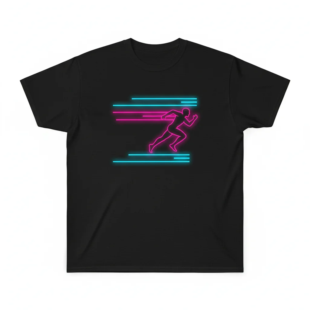 The Running Man Movie Retro Sci-Fi Action Film T-Shirt