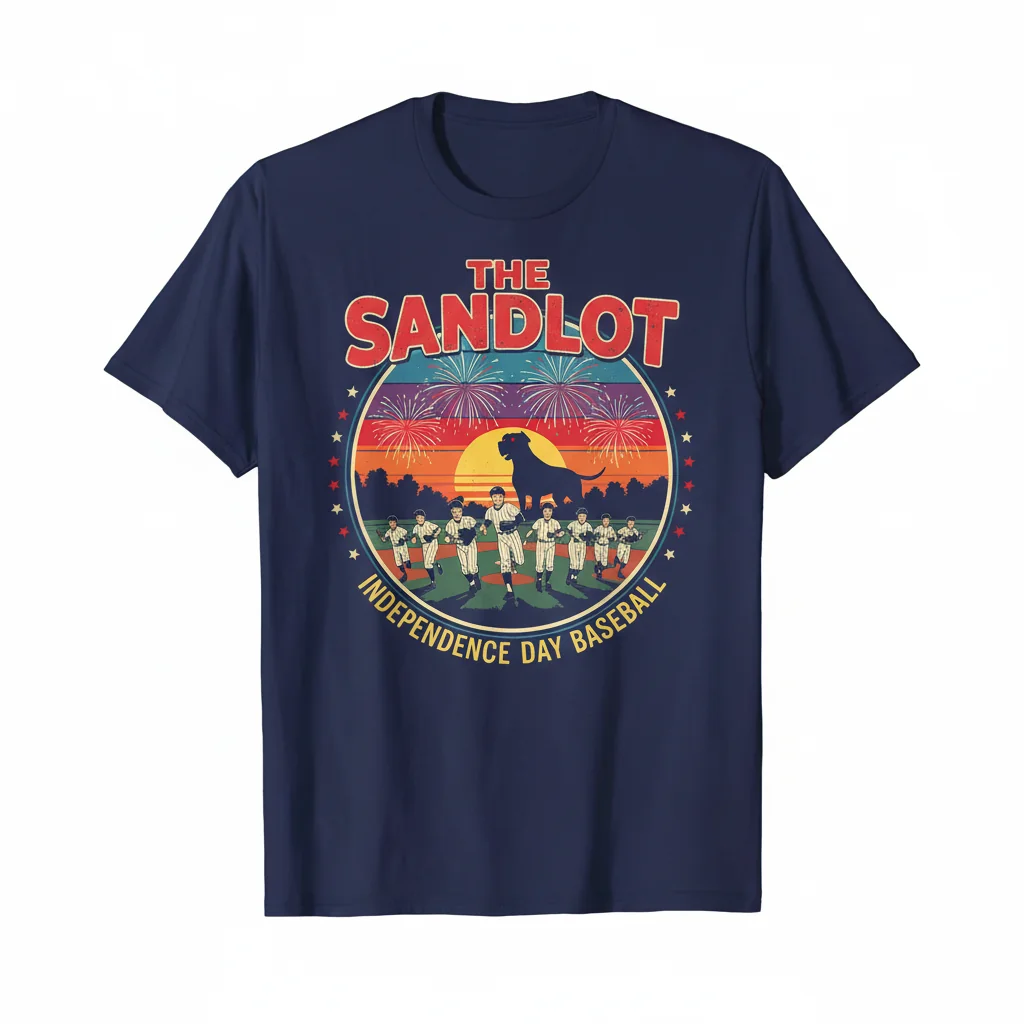 The Sandlot 4th of July Baseball Movie T-Shirt | Classic Film Holiday Tee