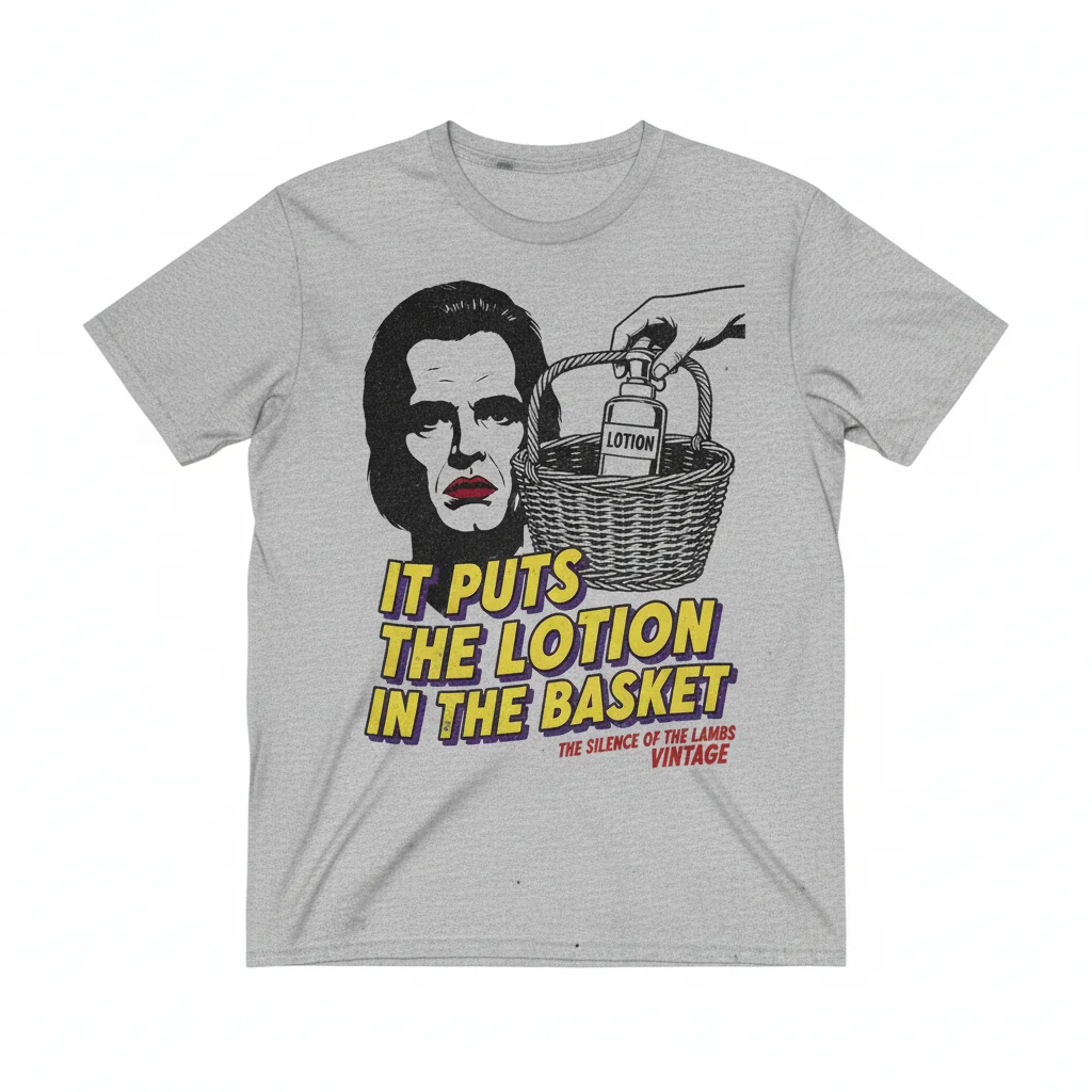 Silence of the Lambs Lotion Basket Vintage Graphic T-Shirt