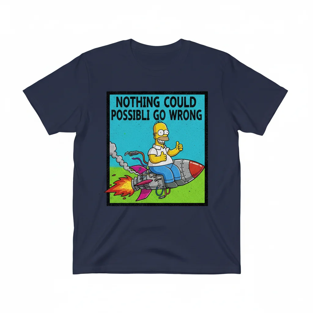 Simpsons 'Possibli Go Wrong' Tee – Streetwise Essential