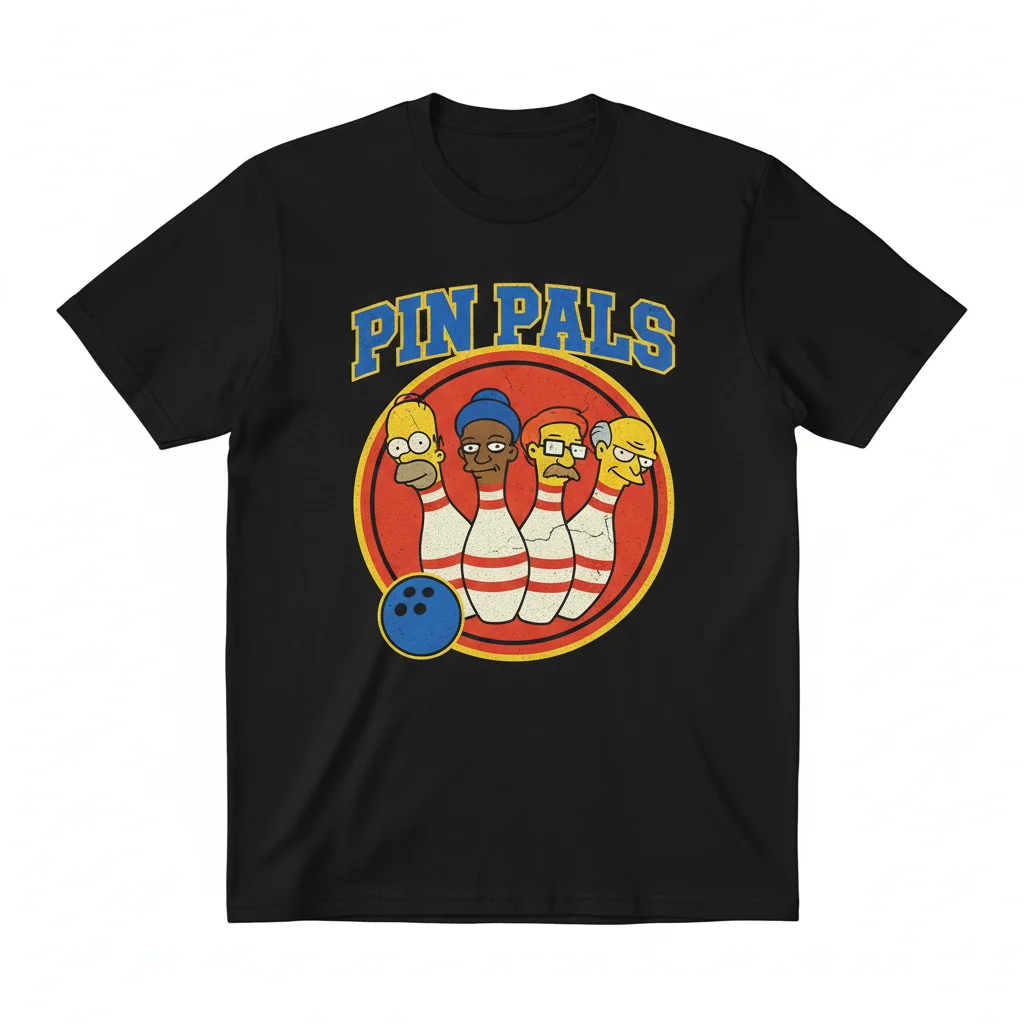 The Simpsons Pin Pals Tee: Street Icon