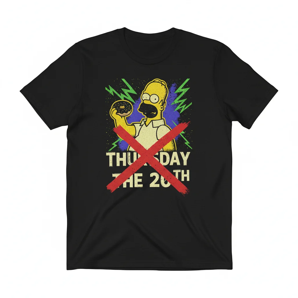 The Simpsons Thursday the 20th Essential T-Shirt - Premium Ring-Spun Cotton Tee