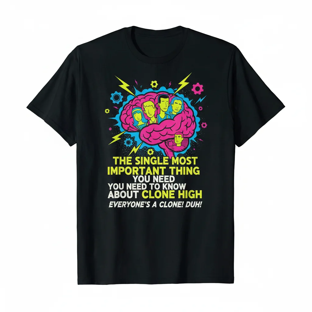 Clone High 'Single Most Important Thing' Essential T-Shirt - Premium Cotton Tee