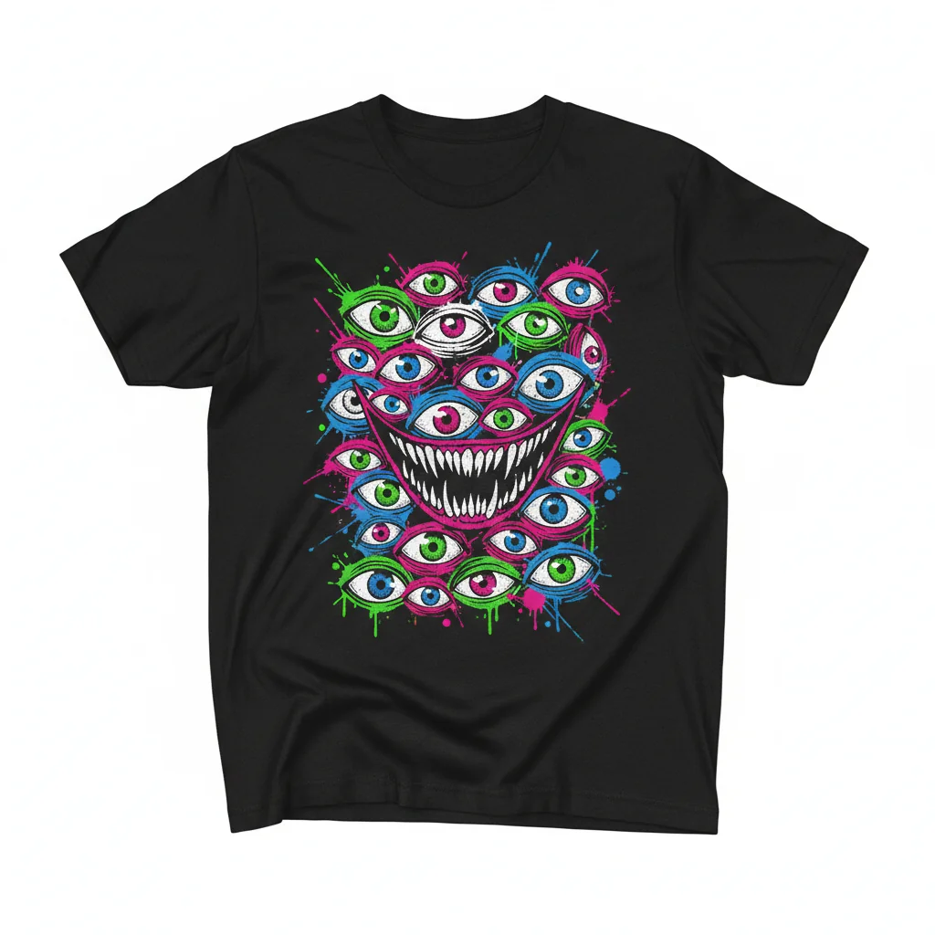 The Smile Wall Of Eyes - Premium Essential T-Shirt: Unmatched Comfort & Lasting Style