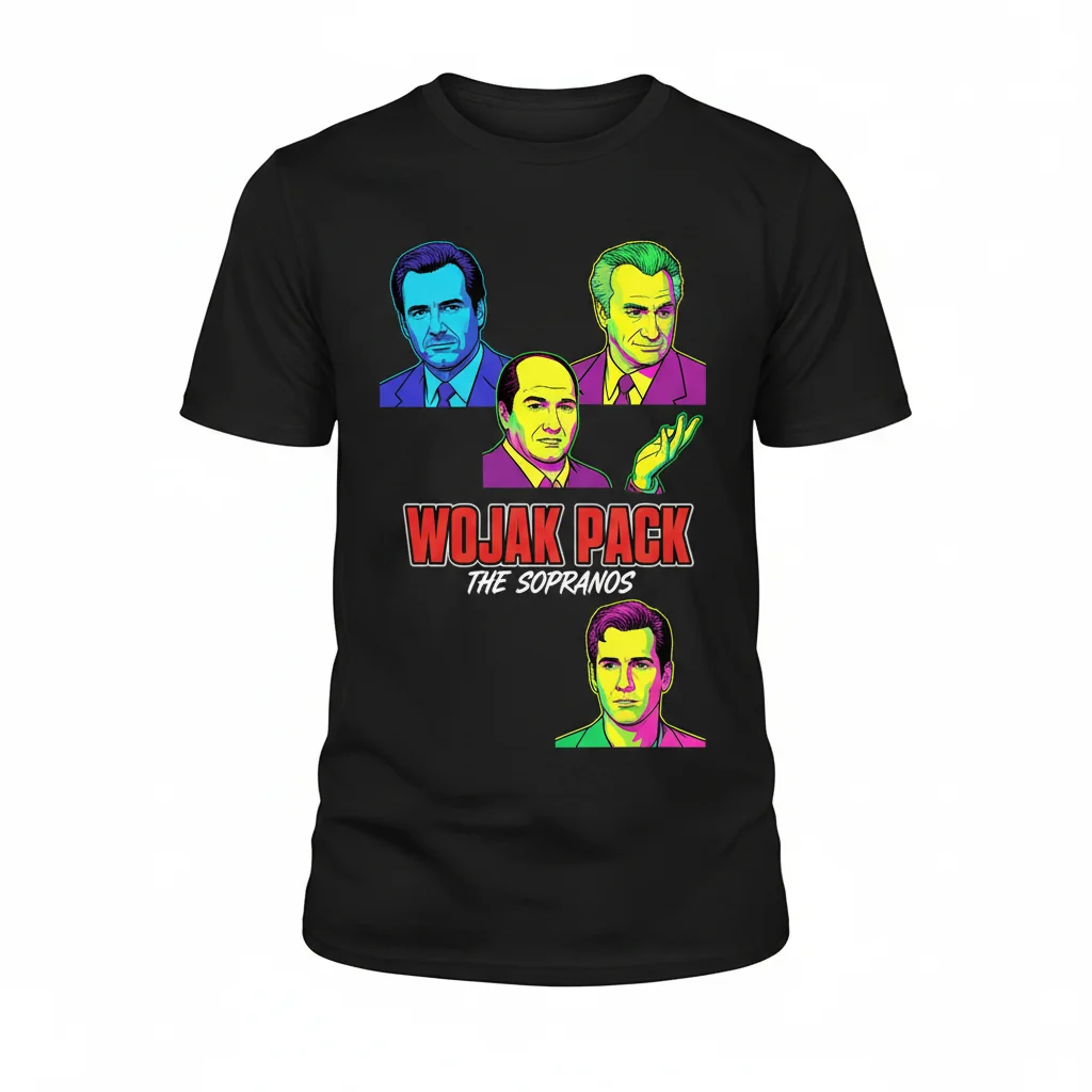 Sopranos Wojak Pack: Premium Durable Unisex T-Shirt – Fade-Resistant & Perfect Fit