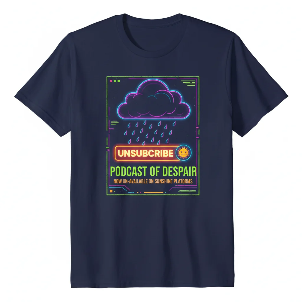 Tomorrow Unsubscribe: Podcast Vibes Tee