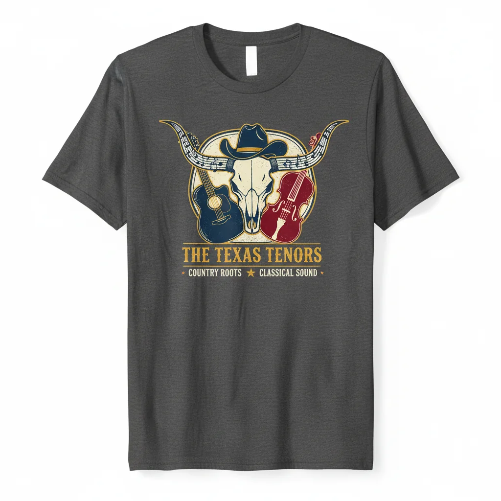 The Texas Tenors Country Roots T-Shirt: Lasting Comfort & Vibrant Style