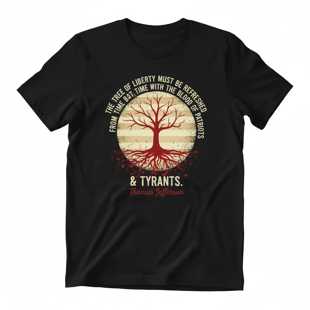 Thomas Jefferson's "Tree of Liberty" - Essential Heritage Tee