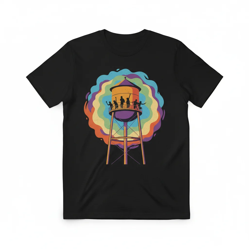 That '70s Show Water Tower Graphic Tee - Essential Fit & Soft Cotton T-Shirt