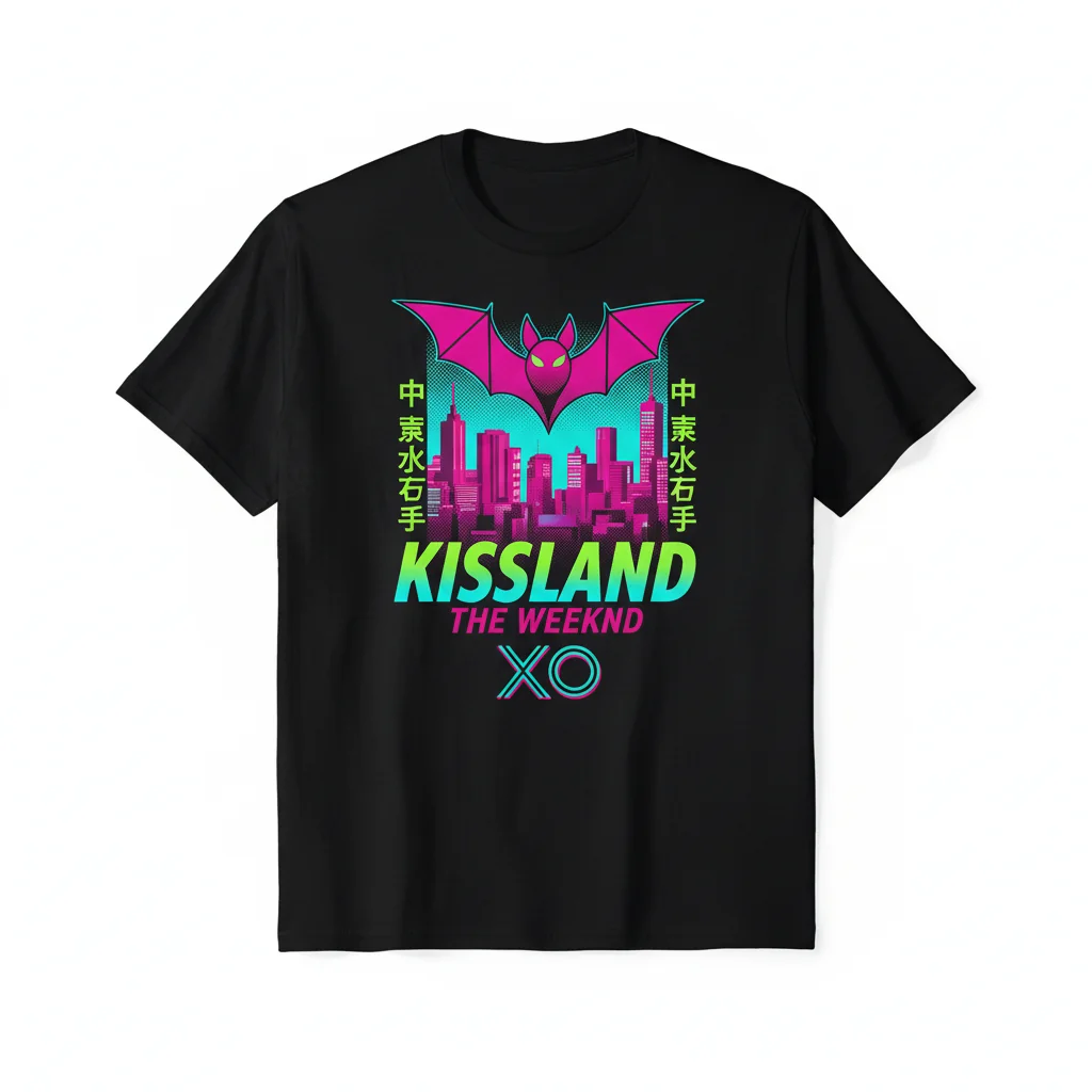 The Weeknd Kiss Land XO Fan T-Shirt – Official Merch
