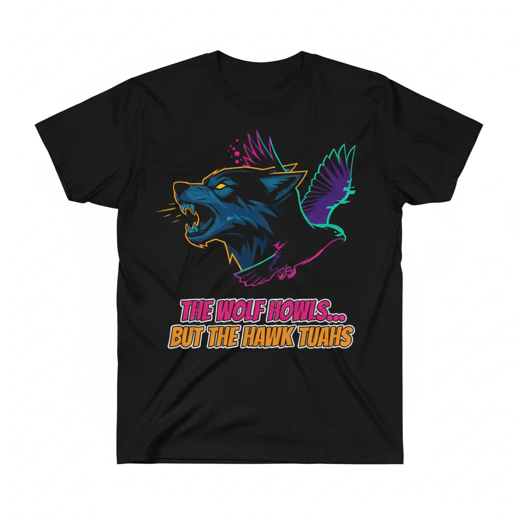 Embrace Your Inner Strength: The Wolf's Howl, The Hawk's Flight Tee