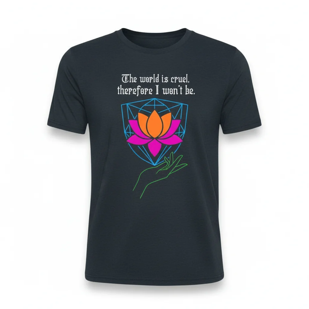 Choose Compassion: The "World Is Cruel, Therefore I Won't Be" Tee
