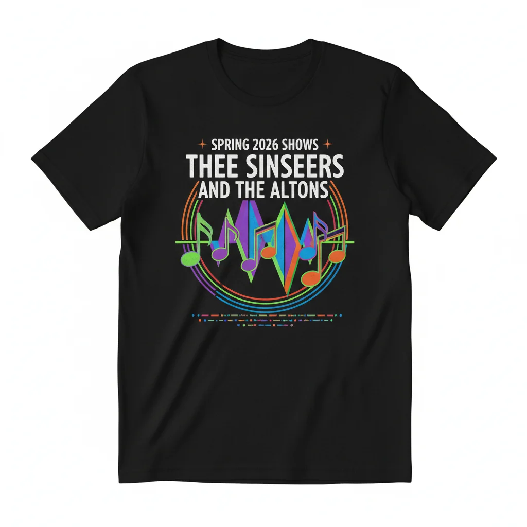 Thee Sinseers & The Altons Spring 2026 Shows – Premium Tour Tee
