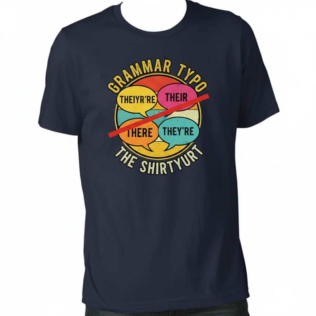 Embrace Your Inner Grammar Rebel: The 'They're, Their, There' Essential Tee