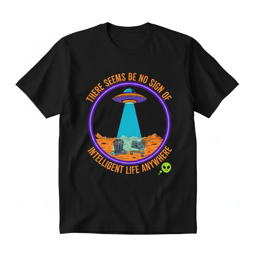 Cosmic Truth & Comfort Tee: No Intelligent Life Anywhere