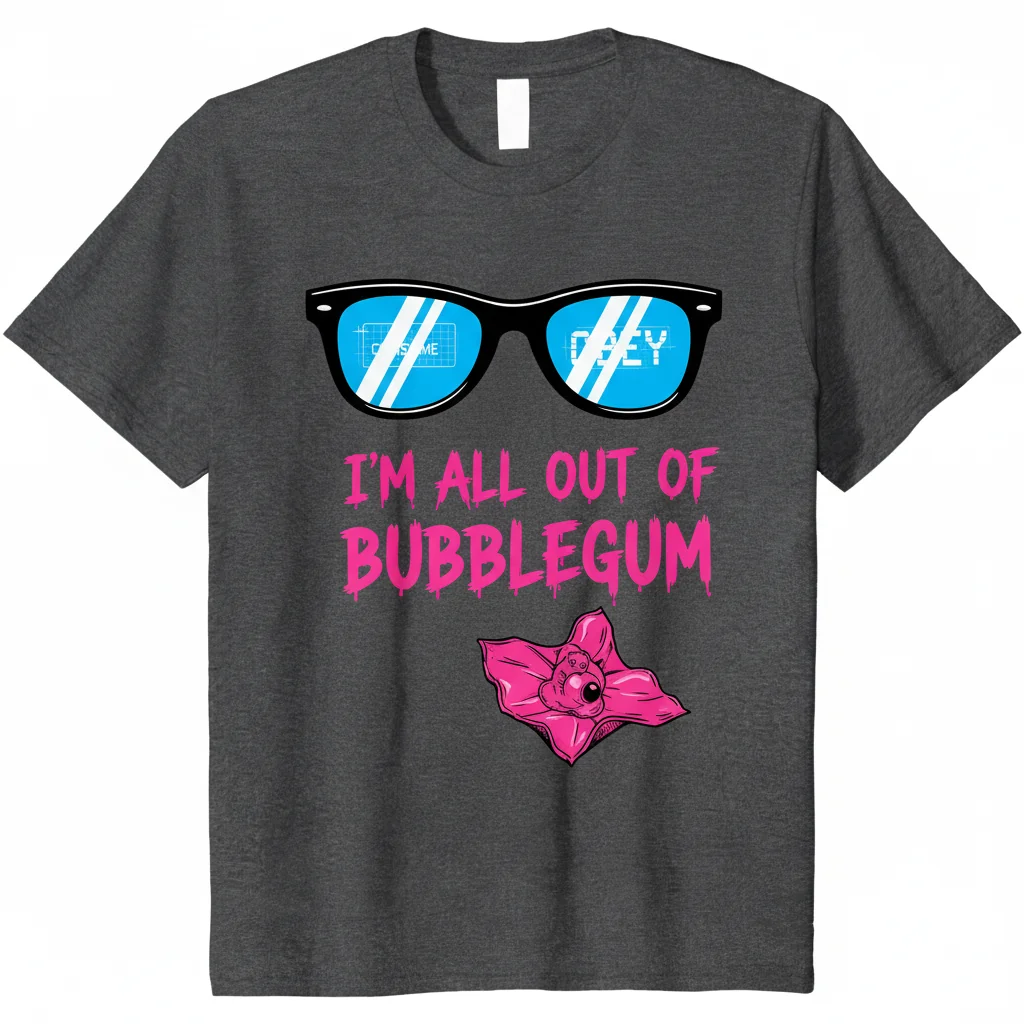 They Live "I'm All Out Of Bubblegum" Essential T-Shirt – Classic Sci-Fi Tee