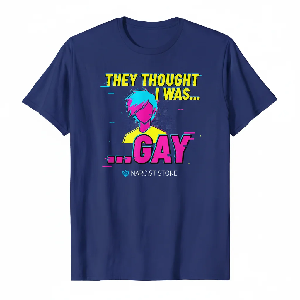 THEY THOUGHT I WAS GAY Essential T-Shirt – Humorous & Soft Tee