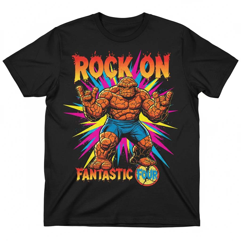 Fantastic Four's The Thing: Rock On Iconic Hero Tee