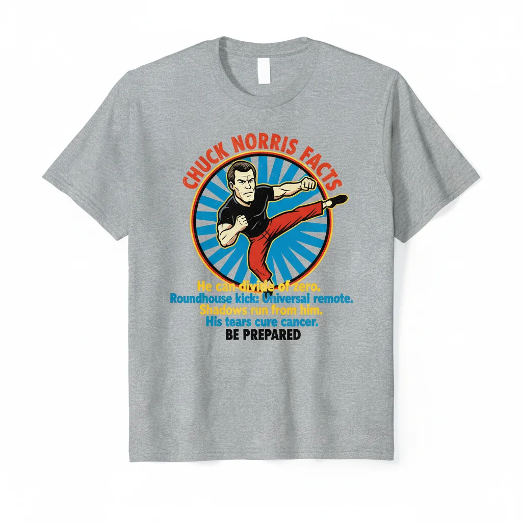 Unleash Your Inner Legend: The Chuck Norris Legacy Tee