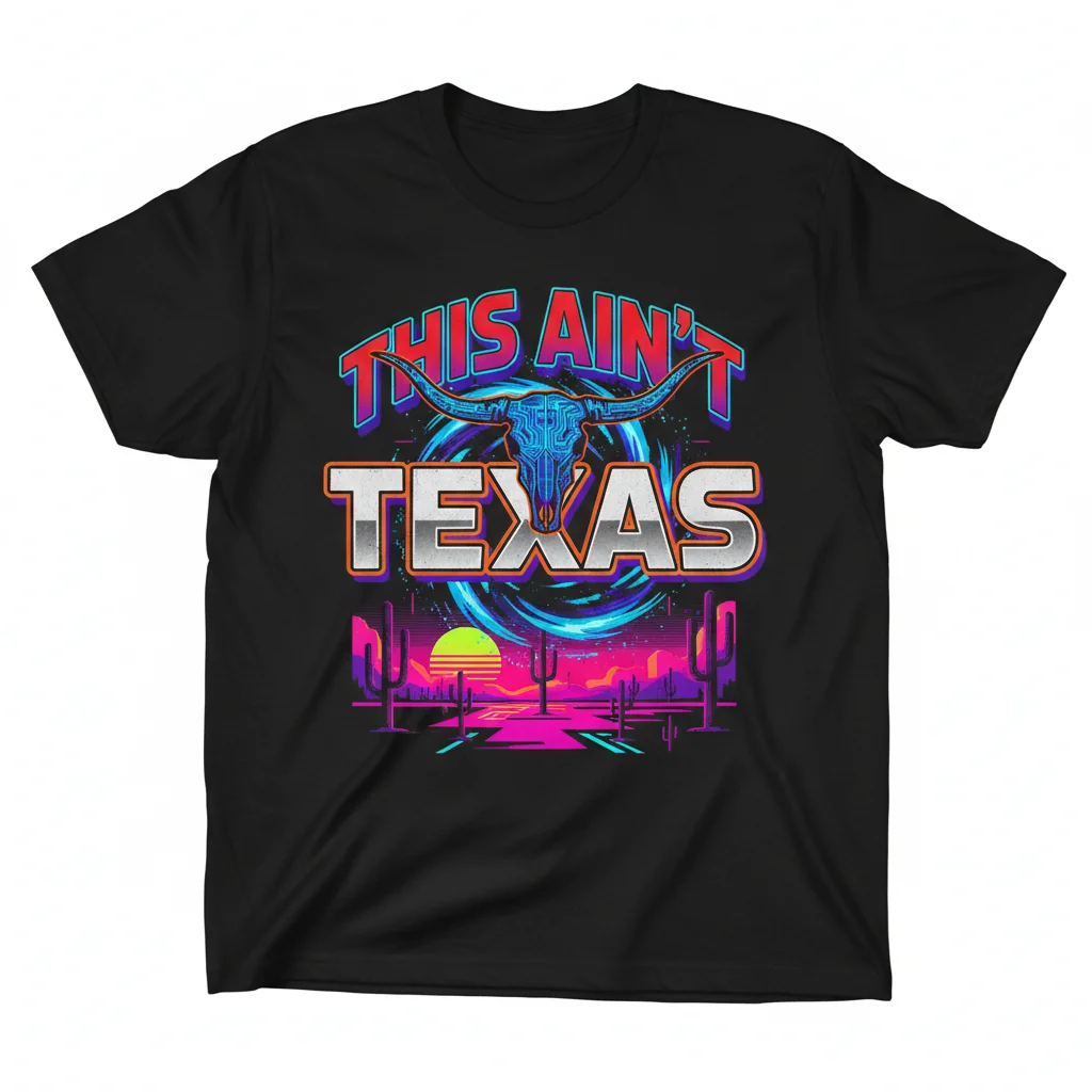 Camiseta Esencial "This ain't Texas" – Comodidad Duradera y Estilo Vibrante