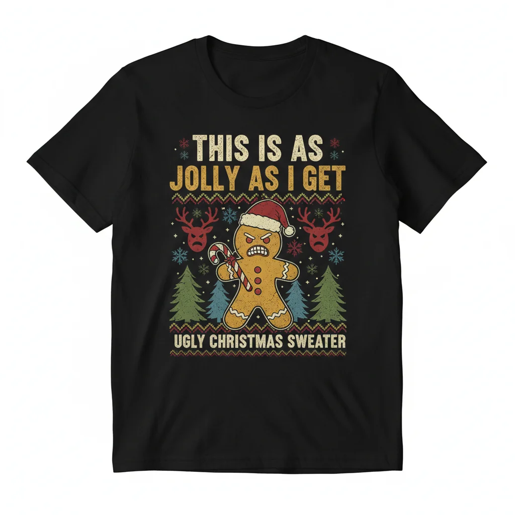 As Jolly As I Get: The Mirthful Grinch Essential Tee