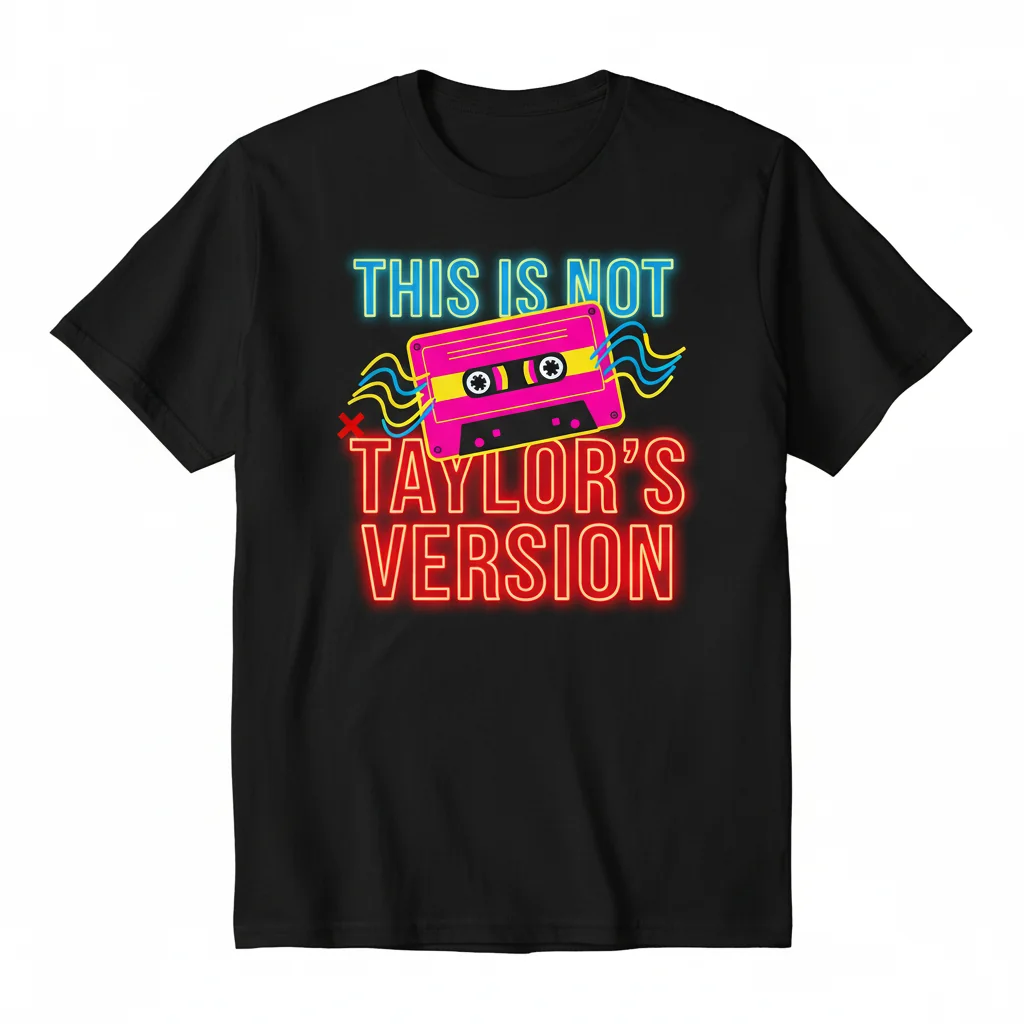 Durable "This Is Not Taylor's Version" Unisex T-Shirt – Fade-Resistant & Perfect Fit