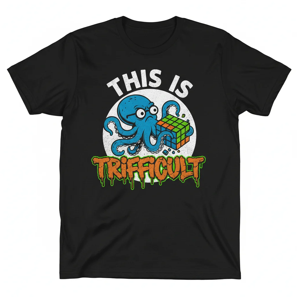 Trifficult Essential T-Shirt – Unique Graphic Tee