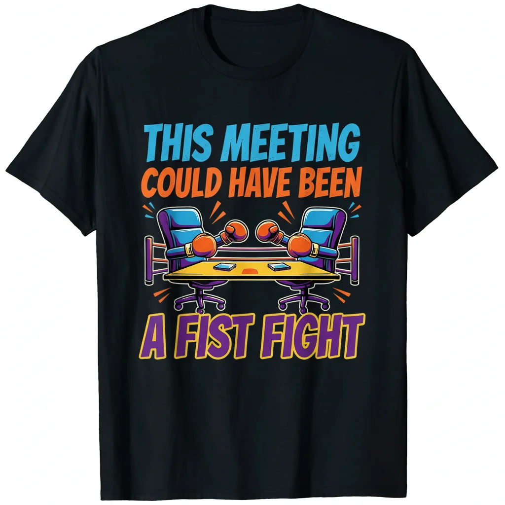 This Meeting Could Have Been a Fist Fight Shirt - Funny Office Humor Tee