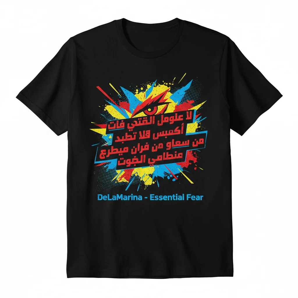 Arabic Script Fearless Statement Essential T-Shirt