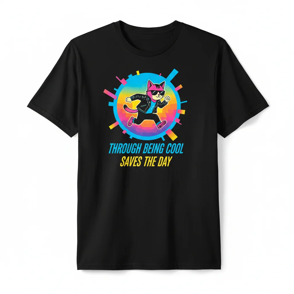 Saves The Day 'Through Being Cool' Essential Tee - Iconic Album Art Lifestyle Shirt