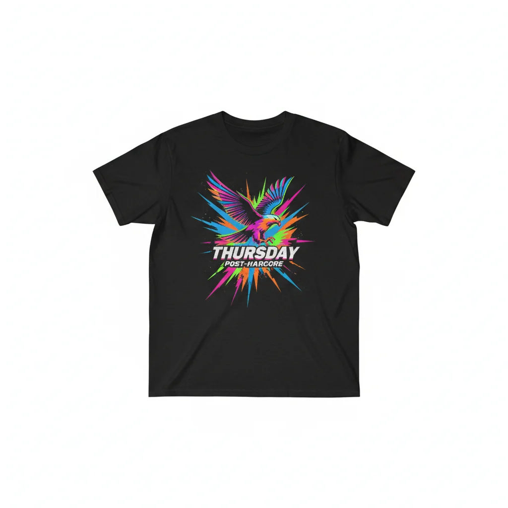 Thursday Band T-Shirt | Official Post-Hardcore Rock Merch | 100% Cotton Graphic Tee