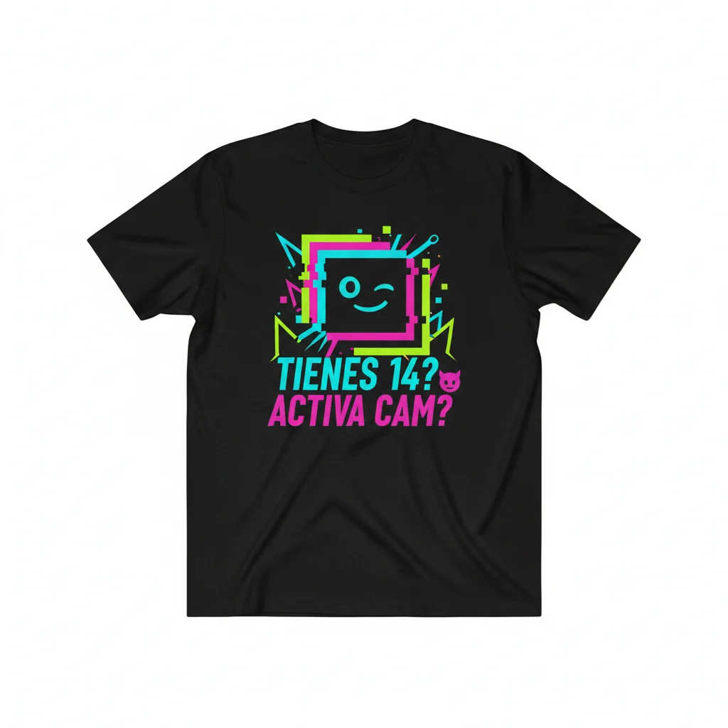 Camiseta Esencial "¿Tienes 14? Activa Cam? Geometry Dash" - Durabilidad y Estilo Garantizados