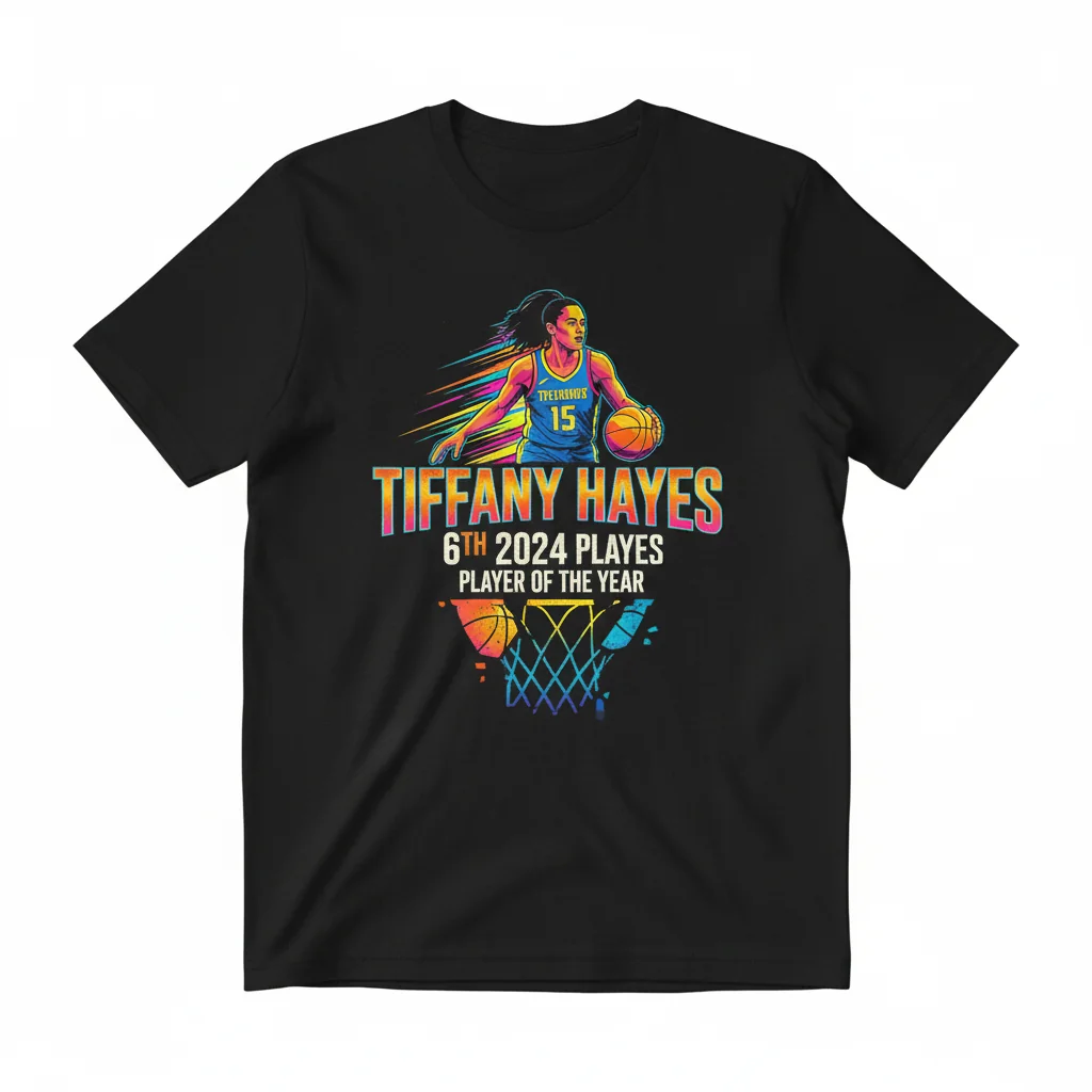 Tiffany Hayes: Celebrate Her Journey - 2024 Player of the Year Women's Tee