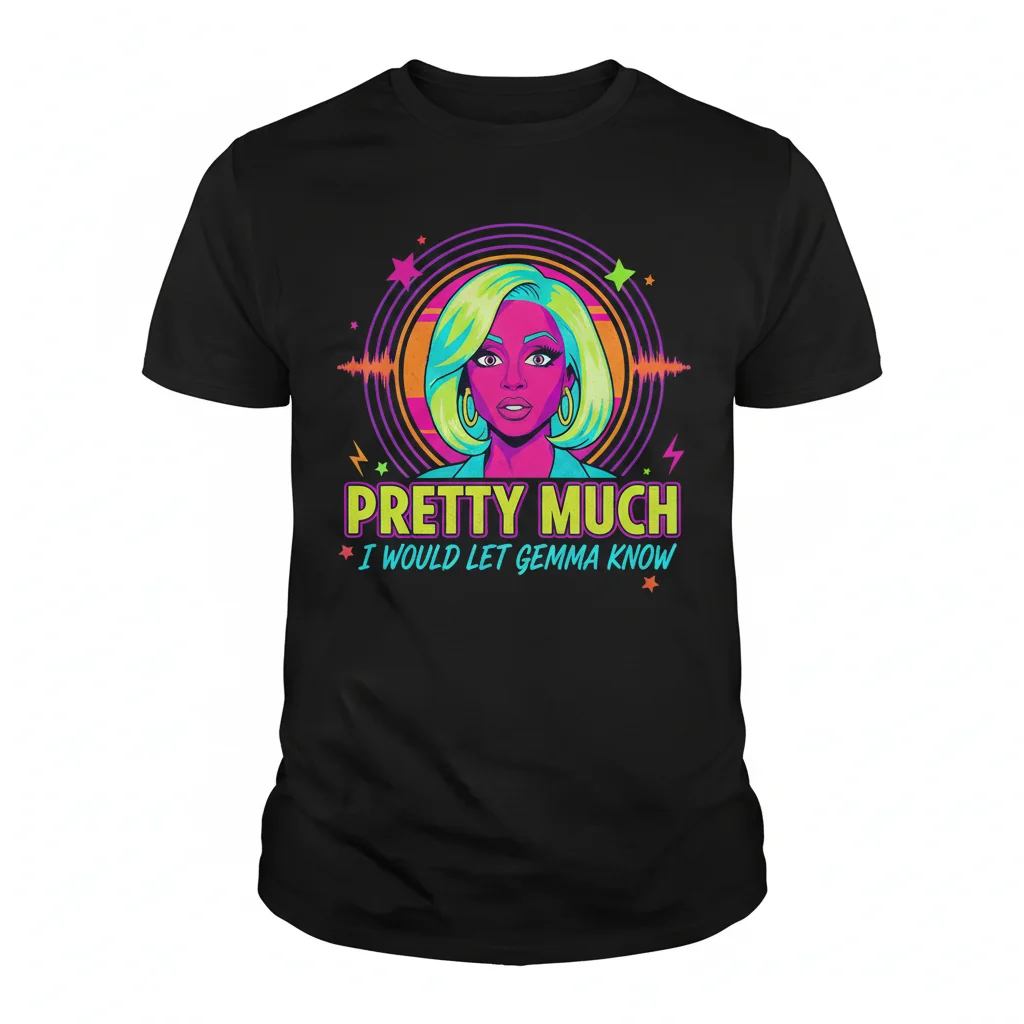 Tiffany Pollard "Pretty Much I Would Let Gemma Know" Essential T-Shirt – Reality TV Quote Tee