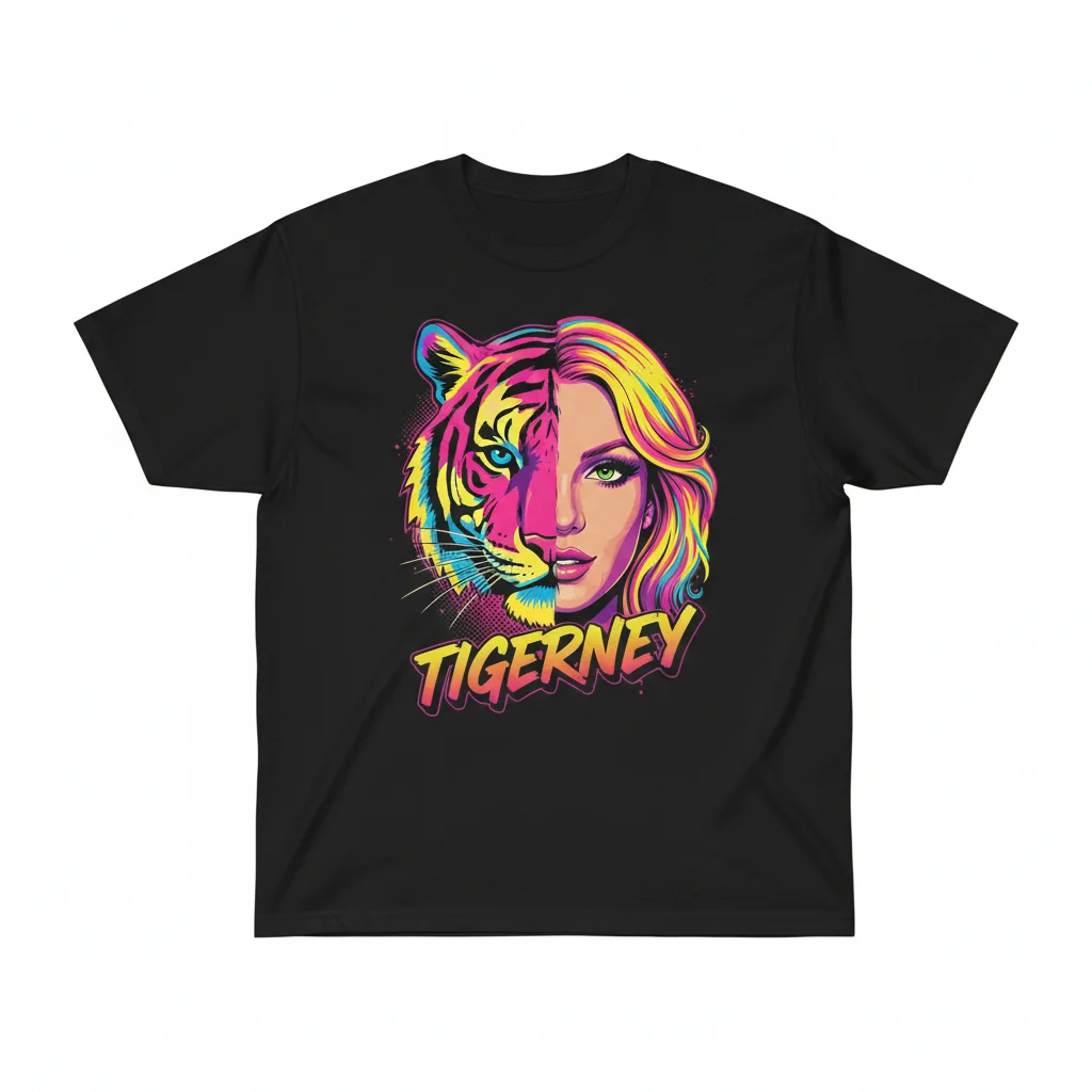 Tigerney Boxy T-Shirt - Relaxed Fit Unisex Tee