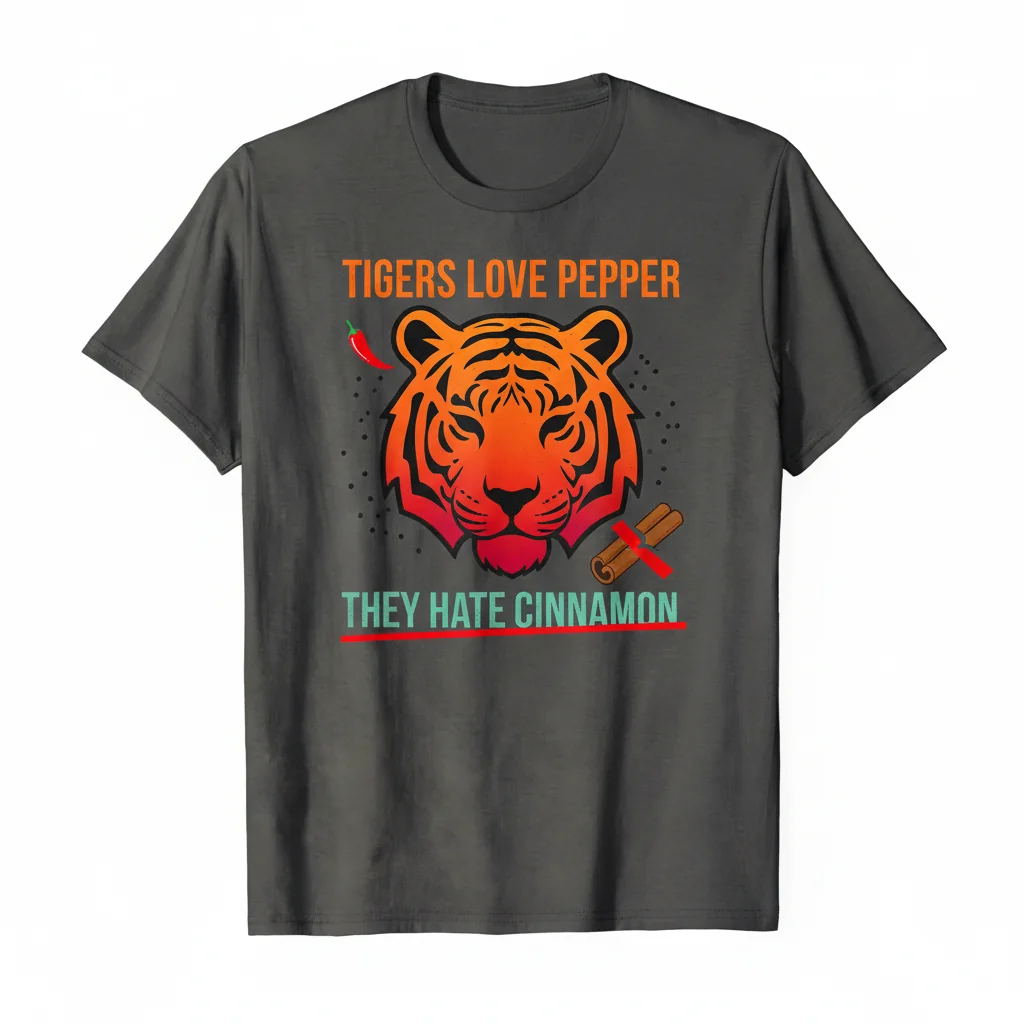 Tigers Love Pepper They Hate Cinnamon Essential T-Shirt