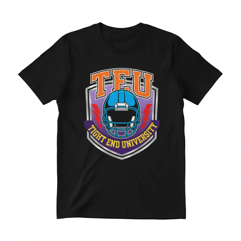 Tight End University TEU DECERTO Logo T-Shirt – Official Apparel