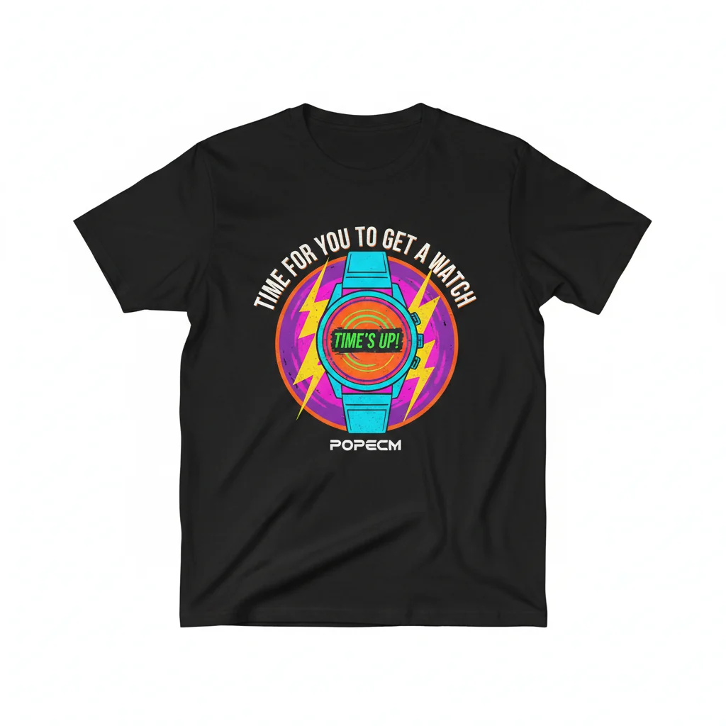Essential T-Shirt: Time to Get a Watch Unique Design