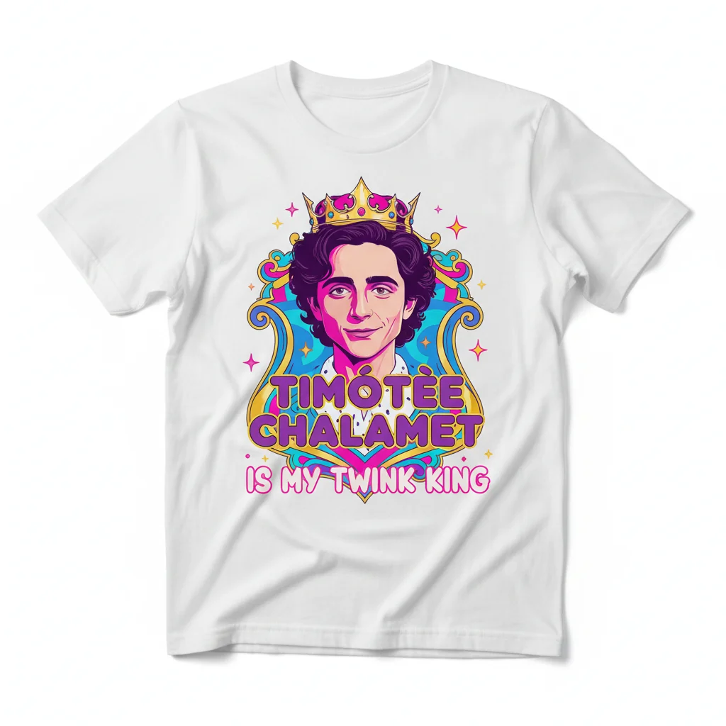 Timothée Chalamet: Twink King Vibe Tee