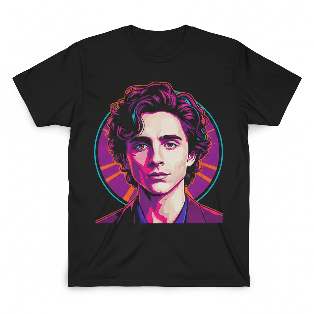 Timothee Chalamet Pink Painting Essential T-Shirt - Premium Cotton Graphic Tee