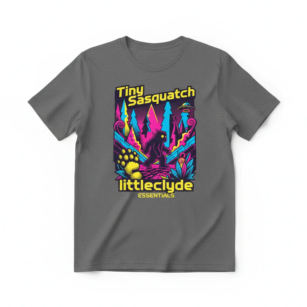 Embrace the Wild: Tiny Sasquatch Essential T-Shirt