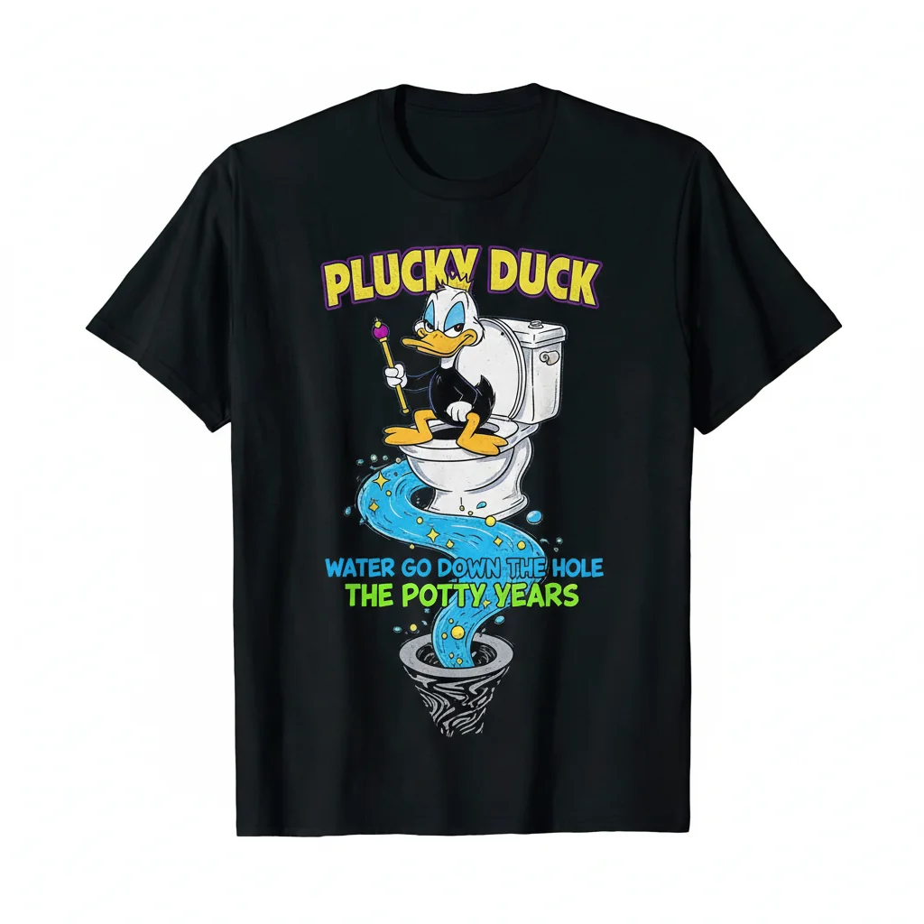 Plucky Duck's Potty Years Adventure: A Tiny Toons Essential Tee