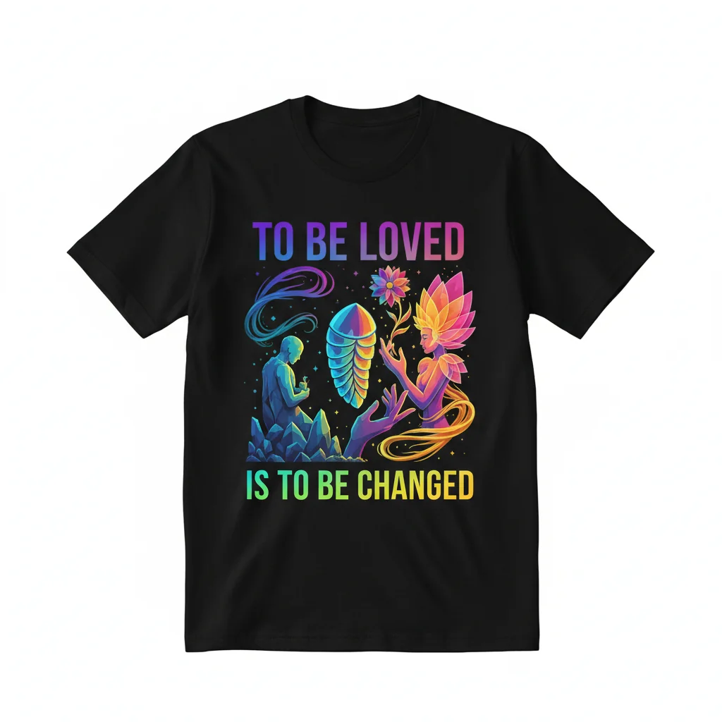 Embrace Transformation: 'To Be Loved Is To Be Changed' Essential Tee