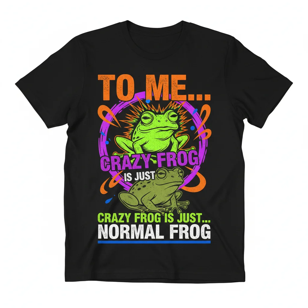 To Me Crazy Frog is Just Normal Frog T-Shirt