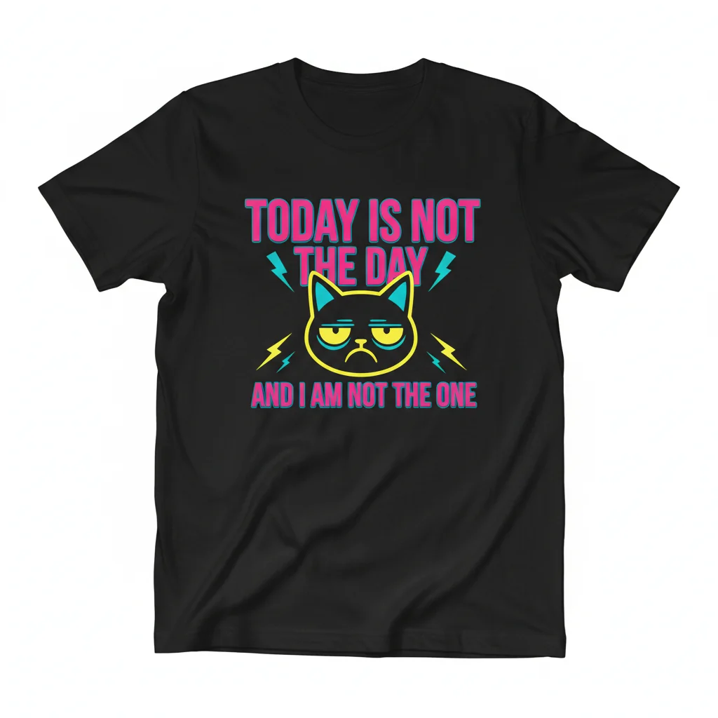 Today Is Not The Day - Unapologetically Humorous & Premium Comfort Tee