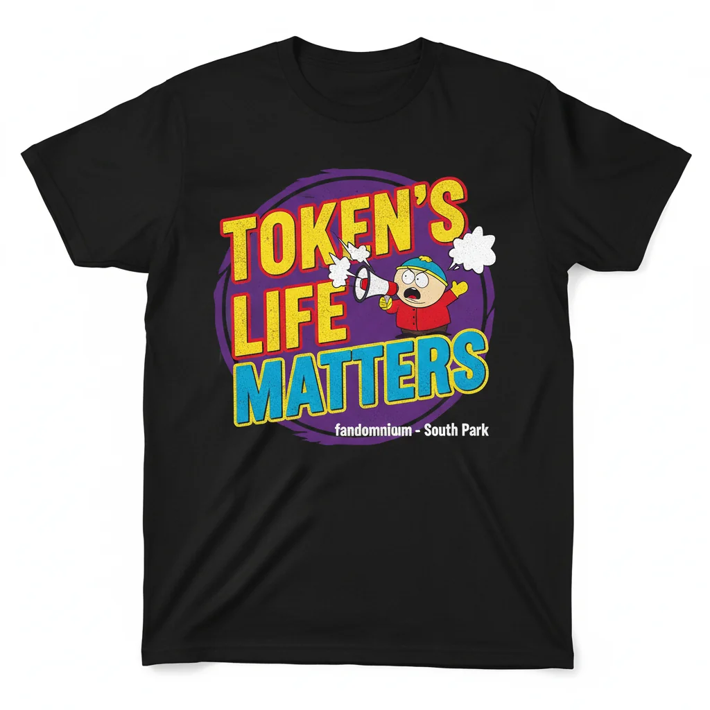 South Park Cartman "Token's Life Matters" Essential T-Shirt - Premium Cotton Tee