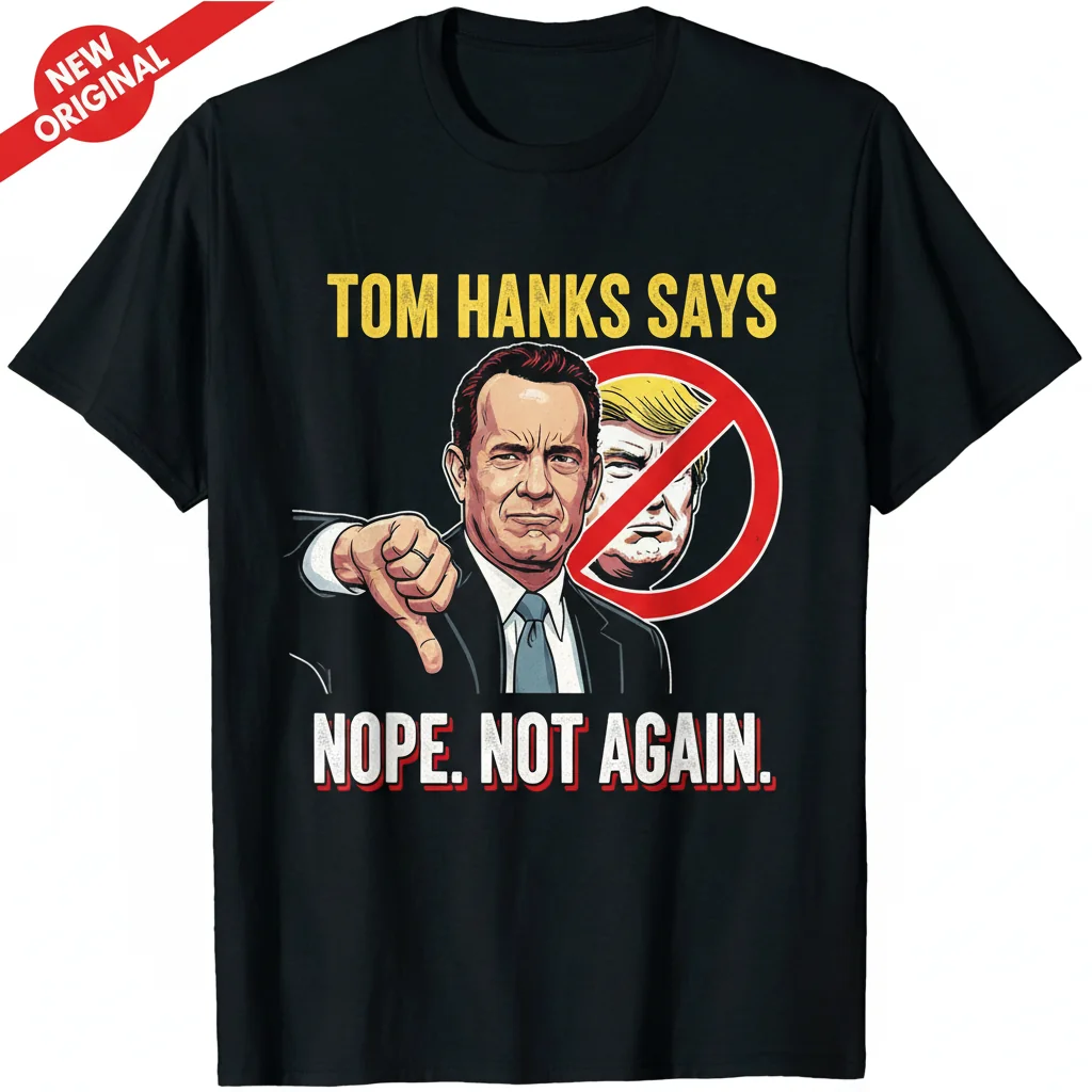 Tom Hanks, Trump: Nope Not Again. The Tee.