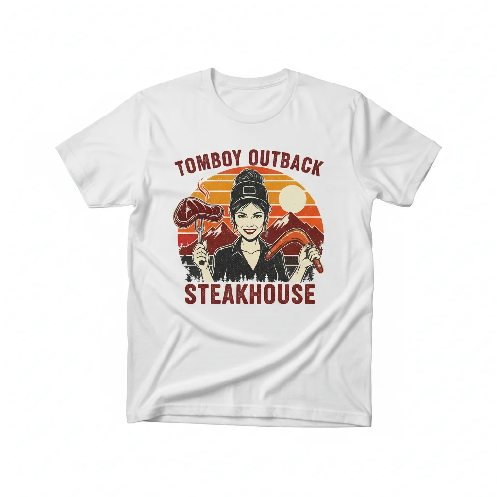 Tomboy Outback Steakhouse Essential T-Shirt - Premium Cotton Tee